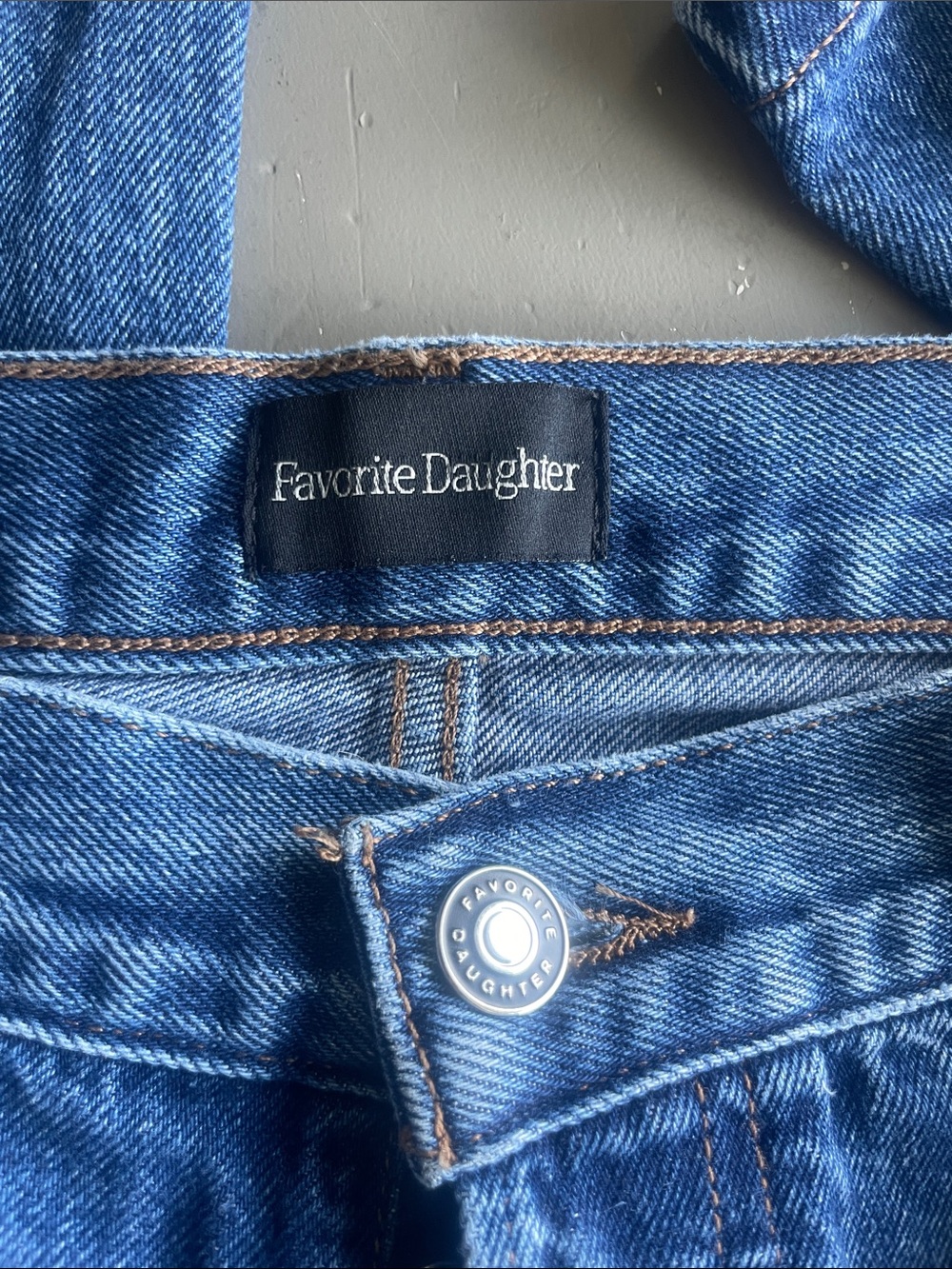 Favorite Daughter The Valentina {High-rise Button-Fly Flare Medium Wash Jeans} - Picture 2 of 8